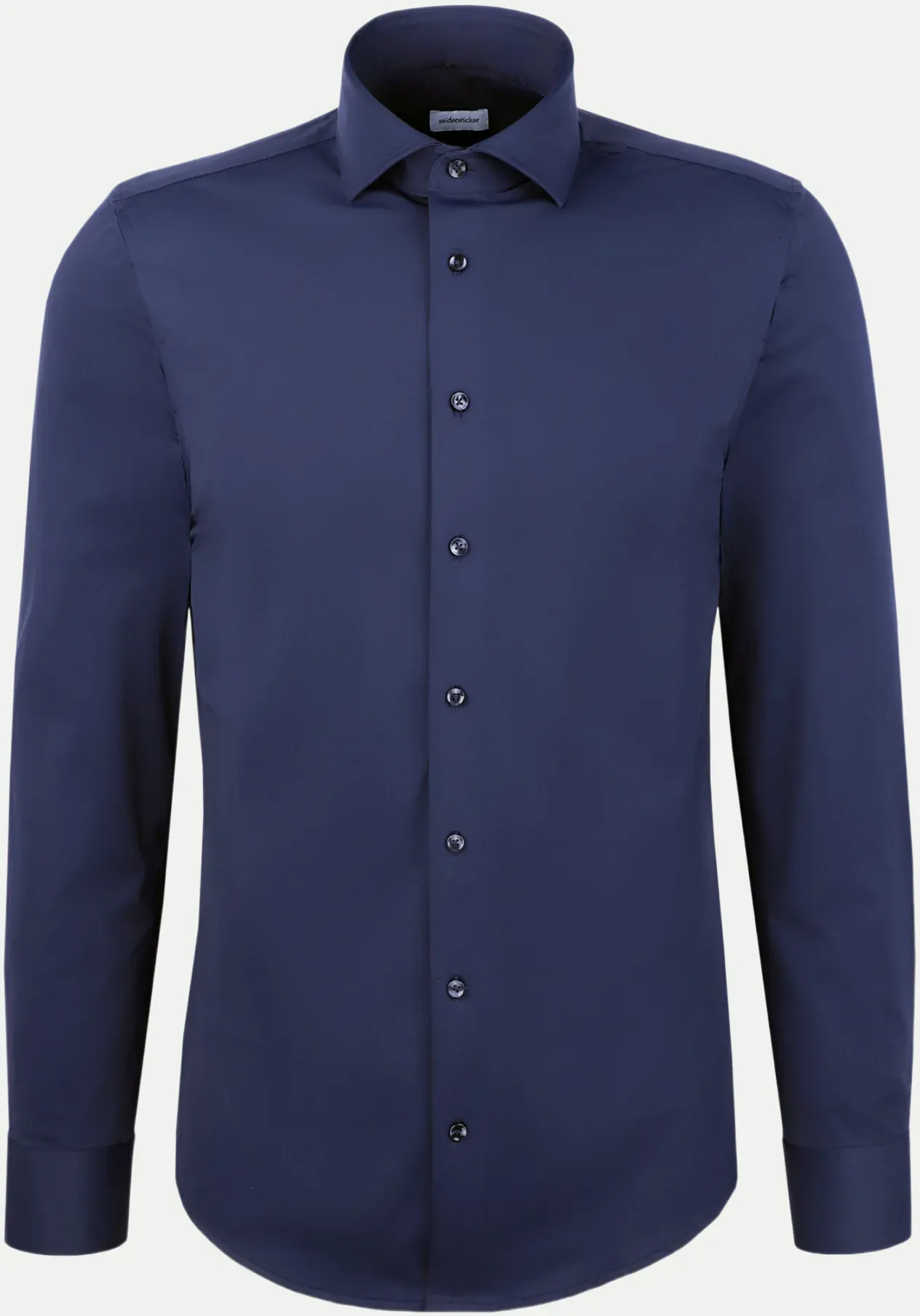 Slim-Fit Hemd Twill Blau 44