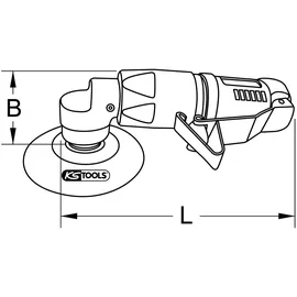 KS Tools Mini-Druckluft-Polierer-Satz 5-tlg. 1/4" 515,5120