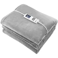 TrueLife HeatBlanket 1813 Heizdecke 130 x 180 cm Grau