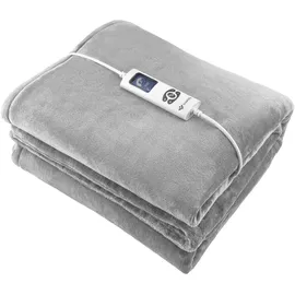 TrueLife HeatBlanket 1813 Heizdecke 130 x 180 cm Grau
