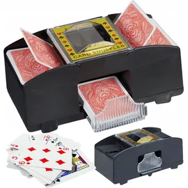 Relaxdays Kartenmischmaschine 2 Decks