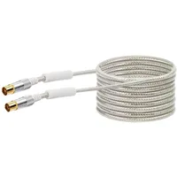 Schwaiger Antennenkabel 110 dB 10m Transparent 4xgeschi
