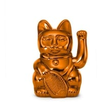 Donkey Products DONKEY Lucky Cat Cosmic Edition Mars Shiny Copper | Winkekatze, Maneki Neko, 15 cm, in Geschenkverpackung