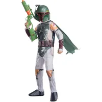 Rubie‘s Star Wars Boba Fett-Kostüm für Kinder, Stil 3, Größe L, Alter 8- 10 Jahre, Größe 142 - 152 cm ,Grün