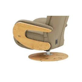 HIMOLLA Relaxsessel 7818 Leder 75 x 108 x 84 cm Beige elektrisch