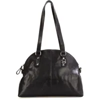 Spikes & Sparrow Shopper, echt Leder schwarz