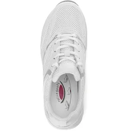 Gabor Damen, Low-Top Sneaker, Frauen Halbschuhe,Freizeit,sportlich,straßenschuhe,Strassenschuhe,Sportschuhe,Freizeitschuhe,Weiss,37 EU / 4 UK