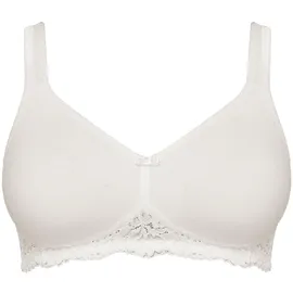 SUSA Baumwoll BH ohne Bügel Organic Cotton, Damen-BHS mit nahtlos vorgeformten Cups, Dekorative Tüllspitze - 95A