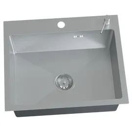 Hago Einbauspüle 55 x 45 cm Edelstahl Silber