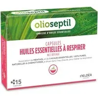 Olioseptil Huiles Essentielles À Respirer Capsules Capsule(S) D'Inhalation 15 pc(s)