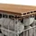 pro.tec Gabionenbank 100 x 45 x 30 cm
