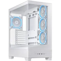 Asus A31 Plus TG ARGB ATX Gaming Gehäuse mit Seitenfenster weiß