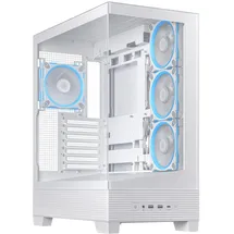 Asus A31 Plus TG ARGB ATX Gaming Gehäuse mit Seitenfenster weiß