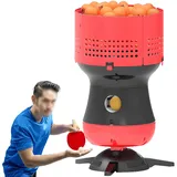 vnmudzeo Tischtennisballmaschine, Geschwindigkeit Und Frequenz Einstellbar, Schnellfeuer-Tischtennisroboter Mit GroßEm, Abnehmbarem BallbehäLter FüR 90 BäLle, FüR Schnelles Training Main