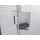 Glaszentrum Hagen Aya Eckdusche mit Pendeltür 100 x 195 cm ESG Glas transparent