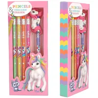 DEPESCHE Ylvi Regenbogen Bleistift Set,