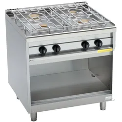 EKU Thermik 850 Gasherd PowerBurner GST-4-B beidseitig bedienbar