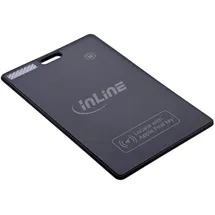 InLine Wallet Finder, smarte Karte für die Geldbörse, Qi-Aufladung,100mAh, IPX5