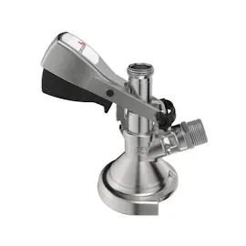 Micro Matic KEG Zapfkopf - Typ W Flach - Flachzapfkopf Wein W-System - Micro Matic