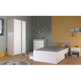 Parisot Pirouette 90 x 200 cm Weiss/Rosa