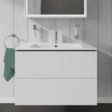 Duravit L-Cube Waschtischunterschrank mit 2 Auszügen, LC624101818