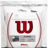 Wilson Saitenset Champions Choice Duo natur,, Silber, 12.2 m,