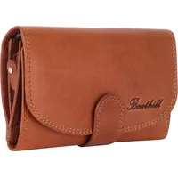 Benthill Damen Geldbörse Echt Leder - Portemonnaie mit RFID Schutz - Portmonee viele Kartenfächer - Echtleder Vintage Damenbörse inkl. Geschenkbox, Farbe:Braun
