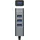 AISENS A106-0507 HUB USB 3.0 Typ A/M-4xTyp A/H, grau, 10 cm