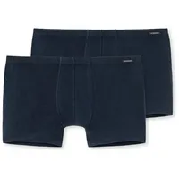 SCHIESSER Boxershorts »"Essentials"«, (2er-Pack), mit Logobund Schiesser 803-dunkelblau