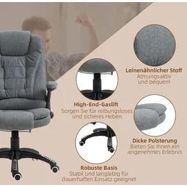 Vinsetto Massagesessel grau