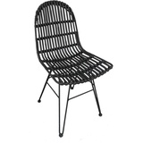 SIT Möbel SIT Stuhl 05324 Rattan & Geflecht Schwarz