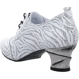 SIMEN Schnürpumps für Damen, weiß 41 EU