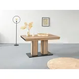Hela Säulen-Esstisch, Synchronauszug 140-180-220cm