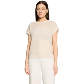 Betty & Co Strickpullover mit Struktur Beige 40