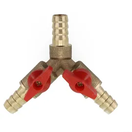 easybymall 3-Wege-Schlauchverbinder 10 mm Messing