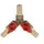 easybymall 3-Wege-Schlauchverbinder 10 mm Messing