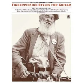 Music Sales America Traditional And Contemporary Fingerpicking Styles For Guitar 40Th Ann (Happy Traum's landmark transcriptions represent the art of twenty-two musicians ... - all in notation and tab with tuition.)