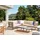 Beliani Lounge Set 6-tlg. Grau/Beige