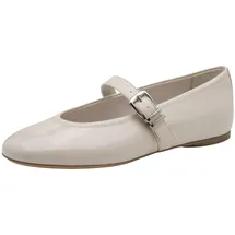 TAMARIS Damen Ballerina mit Strap flach, beige, 38 EU