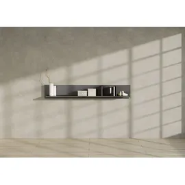Set One by Musterring TACOMA Wandregal 180 x 21,2 x 24 cm Grau