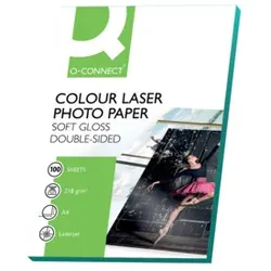 Q-CONNECT Laserpapier A4 100BL weiß KF01935 220g