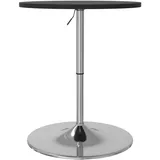 vidaXL Bartisch 60 x 60 x 90 cm Schwarz