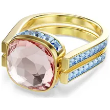 Swarovski Chroma Ring, Kissenschliff, mehrfarbig Goldlegierungsschicht | 55