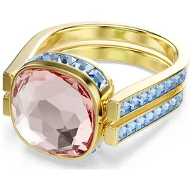 Swarovski Chroma Ring, Kissenschliff, mehrfarbig Goldlegierungsschicht | 55