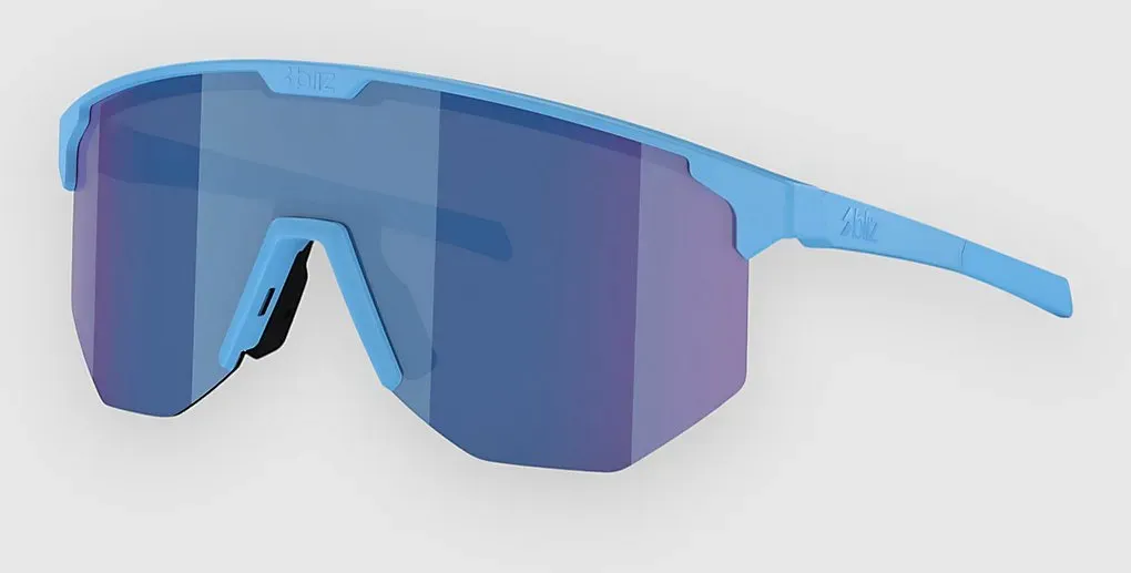 BLIZ Active Eyewear Hero Matt Blue Sonnenbrille grey w blue mirror Gr. Uni