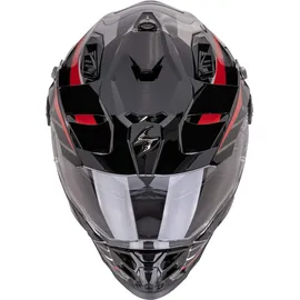 Scorpion ADF-9000 Air Feat Schwarz/Silber/Rot M