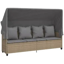 vidaXL Sonnenliege 59 x 0 x 25 cm Beige