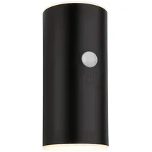 B.K.Licht Außenwandleuchte Akku 7x8,5x15,5 cm 700 lm Dimmbar Schwarz