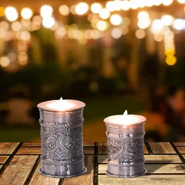 Marrakesch Orient & Mediterran Interior 3er Set Orientalische Teelichthalter Kerzenhalter Dekoration Doha 3