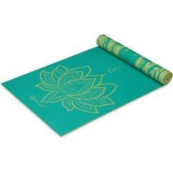 GAIAM Matte TURQUOISE LOTUS YOGAMATTE 6MM PREMIUM, grün, ONE SIZE